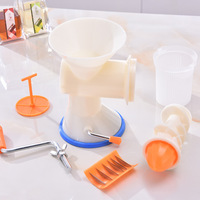 Vente à chaud en Afrique Hachoir à viande manuel en plastique manuel multifonctionnel Déchiqueteur de viande Machine de cuisson