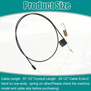 181699 532181699 Câble de commande de qualité industrielle <span class=keywords><strong>Yong</strong></span> Shengda pour tondeuse AYP Craftsman, moteur 4 temps 173cc 2.2hp 12V 1 - Product Image 3