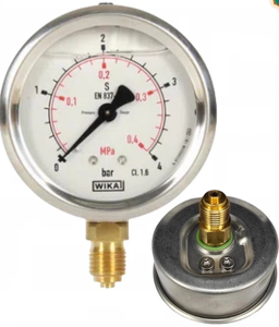 Manomètre en acier inoxydable de haute qualité, modèle 232.50, garantie 1 an, 232.50.100, prix d'usine, livraison directe d'usine - Product Image 2