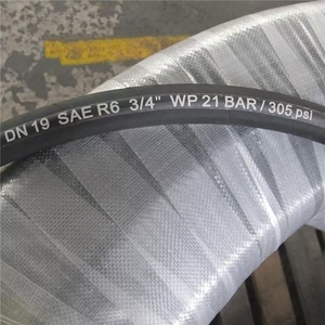 Manguera Hidráulica Trenzada Textil SAE 100 R3 / EN 854 3TE para Transferencia de Aceite y Fluidos <span class=keywords><strong>a</strong></span> Baja Presión, Personalizable - Product Image 2
