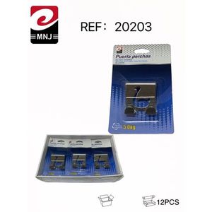 Mnj Door Hooks 5.0kg Capacity Wall Mount Stainless Steel 12Pcs Pack - Product Image 3