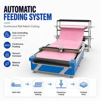 Machine de découpe textile à couteau oscillant automatique 2000W 220V/380V pour tissus simples et multicouches