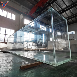 Leyu Factory Clearance <span class=keywords><strong>Sale</strong></span> Profissional Personalizado Formas Alta Transparente Acrílico <span class=keywords><strong>Fish</strong></span> Tank Para Aquário - Product Image 4