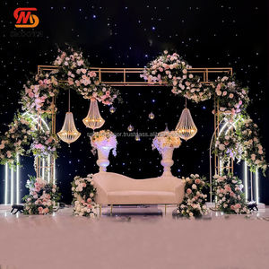 Arco de Metal con Espejo Redondo Personalizado, Diseño Elegante, con Color y Tamaño Ajustables para Eventos de Boda - Product Image 5