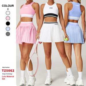 Ensemble de Jupes de Sport Nude Personnalisé de Haute Qualité Séchage Rapide Taille Haute pour Yoga <span class=keywords><strong>Femme</strong></span> Anti-Transparence Course Fitness Entraînement - Product Image 1