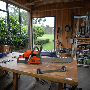 Anpassbare 58ccm 2-Takt DIY-Benzin kettensäge OEM-unterstützte Holz schneide maschine - Product Image 3