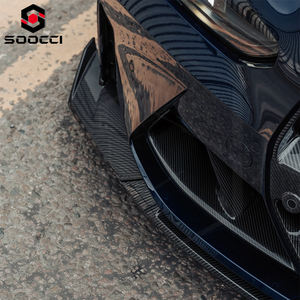 干碳纤维 <span class=keywords><strong>M</strong></span> Performance 前部导气管进气装饰件，带夹子，适用于 G80/GG81 M3 G82 G83 M4 MP 前保险杠通风口 - Product Image 5