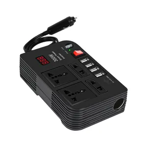 Ananke Tools Auto Batterij Digitaal Display Zonne-Auto Omvormer 300W High Power Auto Oplader Gemodificeerde Sinus Omvormer