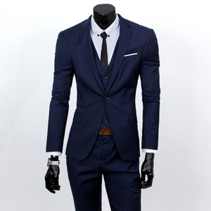 Completo Tre Pezzi da Uomo: Blazer, <span class=keywords><strong>Pantaloni</strong></span> e Gilet / Set Elegante per Affari e Casual con Giacca, Gilet e <span class=keywords><strong>Pantaloni</strong></span> - Product Image 4