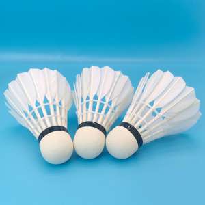 Shuttlecock Bulu Bebek Cigu Berkualitas Tinggi Langsung dari Pabrik, OEM/ODM, untuk Latihan Profesional/Kompetisi - Product Image 2