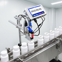 Haute vitesse continue en ligne Tij imprimante Portable Logo Machine d'impression bande transporteuse pour bouteille en verre Pcb petite entreprise