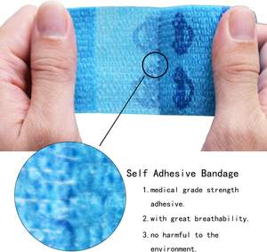 Hot Selling Veterinaire Tape Wrap Gewond Ehbo Kat Hond Paard Andere Dierlijke Lijm Huisdier Chirurgische <span class=keywords><strong>Bandage</strong></span> - Product Image 4