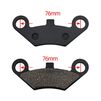 Accessoires pour VTT/moto à 4 roues/UTV/dune buggy, pièces détachées, kit de plaquettes de frein à disque avant/arrière