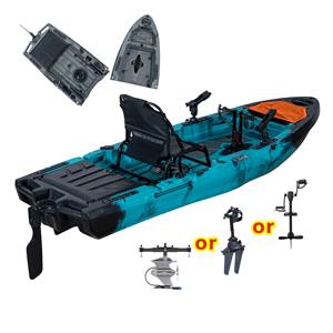 <span class=keywords><strong>Kayak</strong></span> à hélice à pédales <span class=keywords><strong>de</strong></span> 9 pieds avec stockage <span class=keywords><strong>de</strong></span> transport facile Caractéristiques motorisées <span class=keywords><strong>Kayak</strong></span> modulaire Sit-Top pour la pêche à 1 personne - Product Image 1