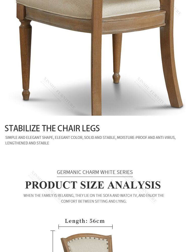 french style nordic family restaurant net red stool designer simple hotel back chair retro dining chair