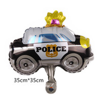 Mini véhicule modélisation feuille d'aluminium ballon lutte contre l'incendie camion Ambulance autobus scolaire Train réservoir enfants jouet en gros