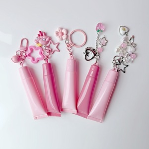 Bán Hot Hồng Lip Gloss ống nhựa Lip Oil <span class=keywords><strong>container</strong></span> với móc chìa khóa cho Blush và Lip Balm bao bì - Product Image 4