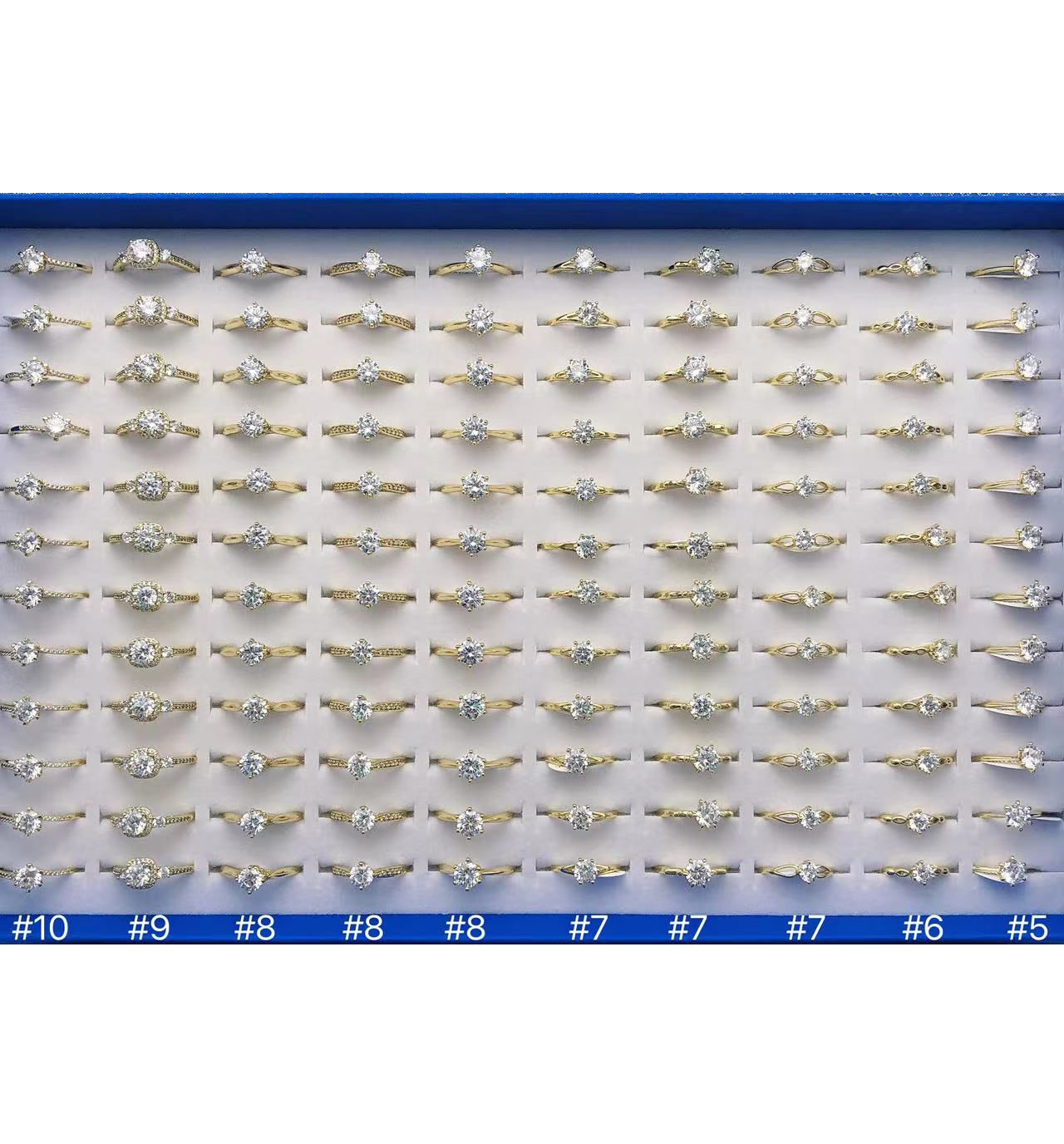 Ring-120 Xuping jewelry fashion various different styles of different materials a box of 18 clearance special ring