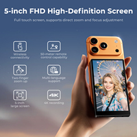 Moniteur d'enregistrement externe pour caméra K&F Concept M5, 5 pouces, sans fil, 4K/1080p, écran de moniteur selfie magnétique pour iPhone et Android