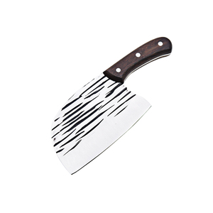 Cuchillo de Chef de Acero Inoxidable Forjado a Mano de Alta Calidad, Estilo Carnicero, Mango de Madera Wenge, Cuchillo Estilo Hacha Forjado - Product Image 5