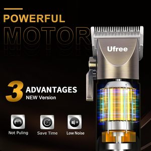 Tagliacapelli UFREE per Uomo <span class=keywords><strong>Professionale</strong></span> con Rifinitore per Barba Set di Clipper e Trimmer <span class=keywords><strong>Rasoio</strong></span> <span class=keywords><strong>Elettrico</strong></span> per Uomo - Product Image 3