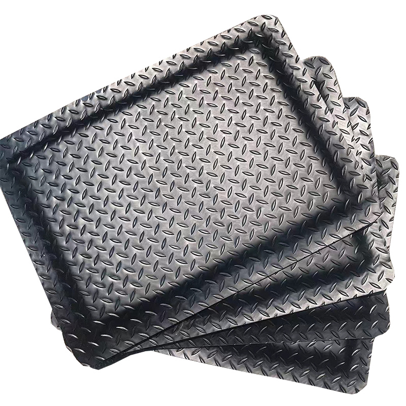 Высококачественная промышленная рабочая станция, черный резиновый противоутомительный напольный коврик ESD