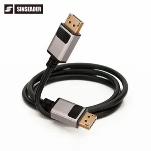 Displayport Cable 1.4v 8K @ 60Hz/4K @ 120Hz 48Gbpsは、ホームシアター/カーオーディオおよびビデオに適合するマルチストリームトランスポートをサポートします