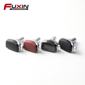 Poignée <span class=keywords><strong>de</strong></span> levier <span class=keywords><strong>de</strong></span> vitesses automatique en cuir rouge et fibre <span class=keywords><strong>de</strong></span> carbone pour Renault Koleos Nouveau <span class=keywords><strong>Kadjar</strong></span> 2016-2019 - Product Image 5