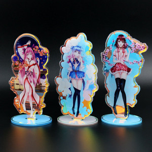 Vograce Custom Kpop Cartoon Acrylic Clear <strong>Standee</strong> Display Anime Colorful Rainbow Acrylic <strong>Standee</strong> - Product Image 3
