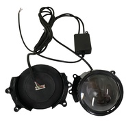 AUTO IDEAL Lentille de projecteur LED dynamique de 3,0 pouces, yeux de démon, nouveau style, télécommande, kits de rétrofit 12V, accessoires d'éclairage automobile