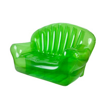 Chaise gonflable transparente, gonflable, de couleur rose, avec Logo, pour l'extérieur