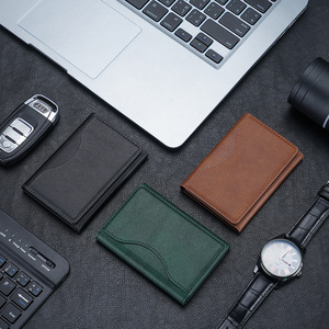 Spot <span class=keywords><strong>Apple</strong></span> Magsafe Magnétique Aspiration Multifonctionnel PU Cuir Pliant Portefeuille Carte et Téléphone Mobile Titulaire de la Carte - Product Image 1