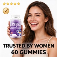 Gummies pour l'équilibre hormonal du syndrome des ovaires polykystiques (SOPK)