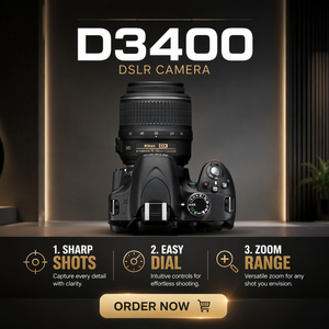 กล้อง DSLR มือสอง สภาพ 99% รุ่น D3200,d3400,d3400,d3500 D5200 D5300 D5500 <span class=keywords><strong>D5600</strong></span> พร้อมเลนส์ 18-55 มม. กล้องดิจิตอล SLR มือสอง - Product Image 6