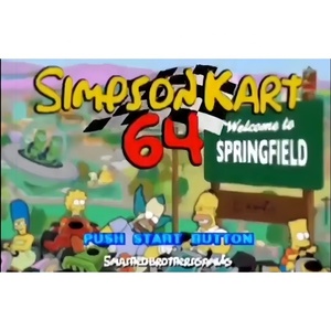 Pour Nintendo 64 cartouches rétro USA NTSC Version-N64 <span class=keywords><strong>Simpsons</strong></span> Kart 64 Pack d'extension en plastique carte de jeu vidéo - Product Image 5
