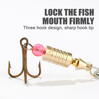 5 pièces/ensemble Leurre de pêche Spinner Bait Spoon 65mm Leurre métallique Pesca Wobbler Spinnerbait Leurres de pêche pour truite et basse