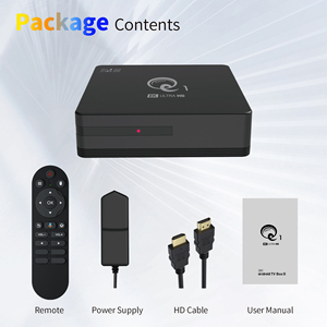 HCS96 Q1Factory Vente en gros <span class=keywords><strong>TV</strong></span> Box 4K Android 16 Atv H313 2 + 16GB ROM Double Wifi BT Télécommande vocale <span class=keywords><strong>Fire</strong></span> <span class=keywords><strong>TV</strong></span> Stick Set-Top Box - Product Image 2