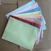 Papier gaufré coloré comestible de 0,35 mm pour la décoration de gâteaux, format A4, feuilles colorées