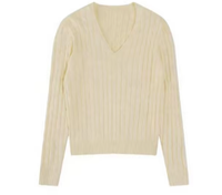 Pull en tricot pour femme 100% coton, personnalisé avec broderie, respirant, automne, uni, décontracté, de haute qualité, avec logo
