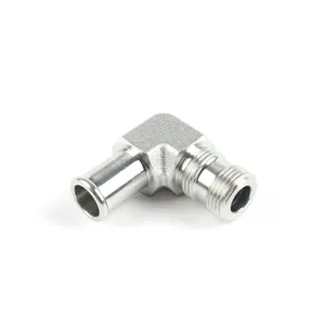 Stainless Steel / Carbon Steel 90 Elbow Male O-Ring Beaded Swivel Hose Barb Fittings for Hoses