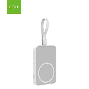 Vente en gros Banque d'alimentation sans fil à charge rapide mince 10000mAh PD 40W avec affichage LED Câble intégré <span class=keywords><strong>portable</strong></span> Magn pour <span class=keywords><strong>achat</strong></span> en gros - Product Image 1