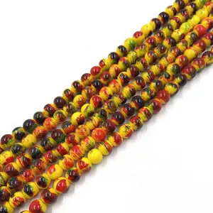 Perline fornitori grossisti perle di vetro colorate perline immagine per i vestiti