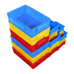 Plastic Storage <b>Bins</b> <b>Rectangle</b> 130x80x40mm Eco-Friendly Hardware Packaging Office Organizer No Lid - Product Image 3