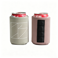 Support magnétique robuste en néoprène pour canettes et bières, personnalisable avec logo, pour la promotion d'entreprise