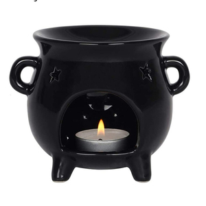 Idée cadeau pour sorcières ou sorciers Equinoxe <span class=keywords><strong>Chaudron</strong></span> Brûleur à huile Céramique - Product Image 1