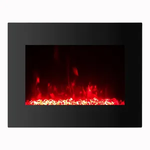 Electric Flame Fireplace 18" Decore Flame Table Stand Modern Wall Mounted High Quality Electric Fireplace Remote Control