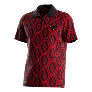 Camiseta Casual de Manga Corta Sublimada Personalizada, Camiseta de Golf de Poliéster de Secado Rápido para Hombre, Camiseta con Cierre al por Mayor, Camisetas Polo Baratas para Hombre - Product Image 1