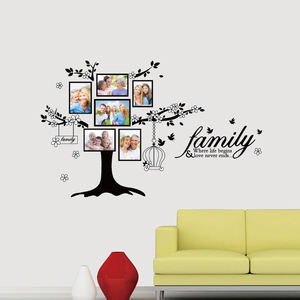 Vinilo Decorativo Ecológico para Pared con Diseño de Árbol Genealógico, Marco de Fotos, Adhesivo Decorativo para Sala de Estar, Dormitorio, Sala de <span class=keywords><strong>TV</strong></span> - Product Image 4