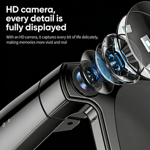 แว่นตาคุณภาพสูง กล้องบันทึกวิดีโอ HD 1080p และแว่นตา AI พร้อมจอแสดงผลแบบซ่อนเร้น แว่นตาพร้อมกล้อง AI สำหรับผู้หญิง - Product Image 6