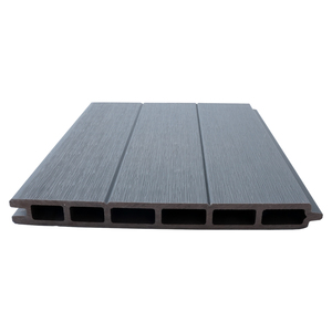 Panneau de clôture en bois à grain de bois moderne, carré, imperméable, écologique, à surface lisse et à emboîtement pour jardin extérieur, parc - Product Image 3